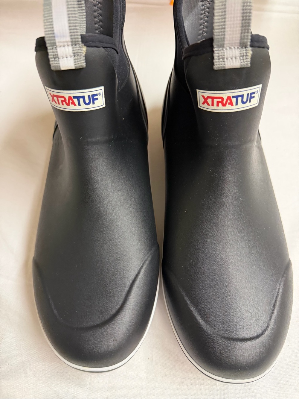 (1244) Men's Ankle Deck Boots — Black